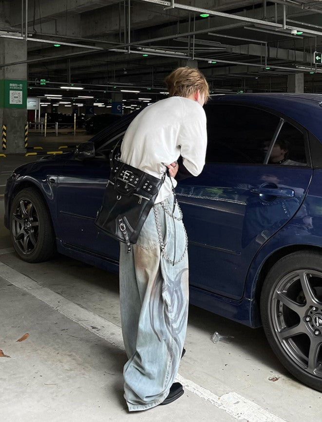 GRAVITY WIDE DENIM PANTS