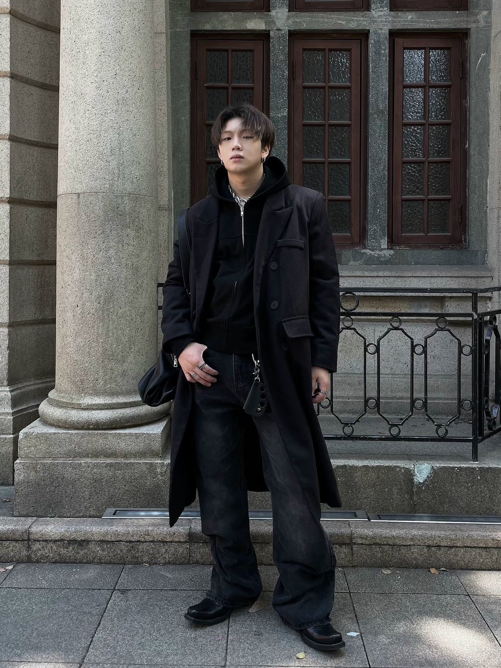 CLASSICAL FLARE DENIM PANTS