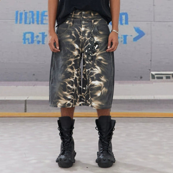 RAZOR GRAPH DENIM SHORTS