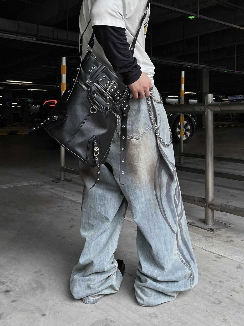 GRAVITY WIDE DENIM PANTS