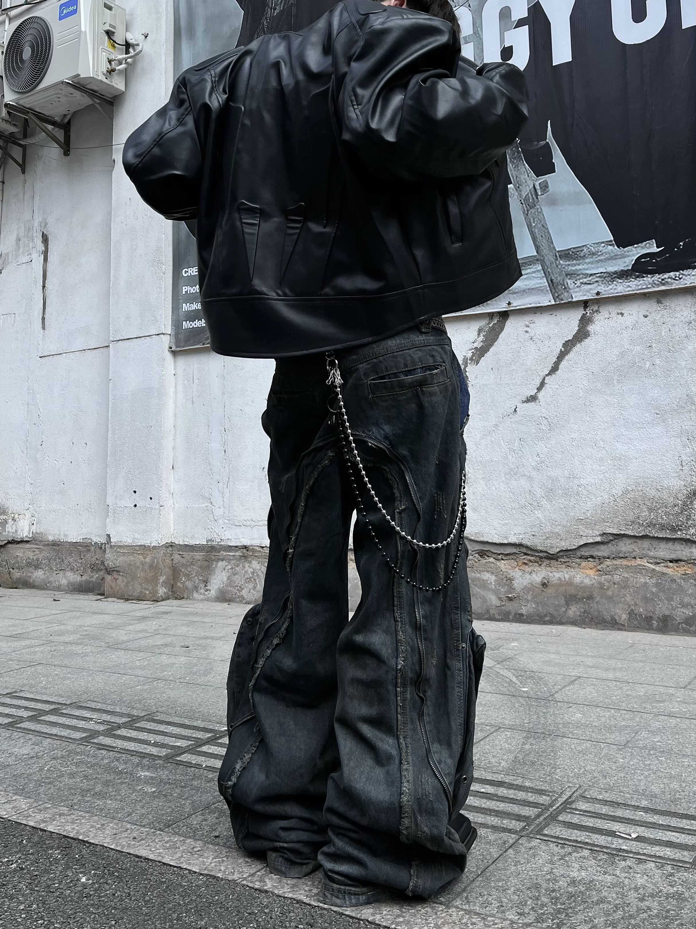 ROGUE WASHED BAGGY DENIM PANTS