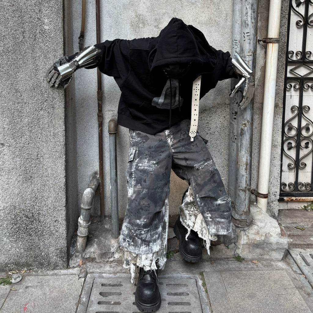 CAMO RAZE DENIM SHORTS