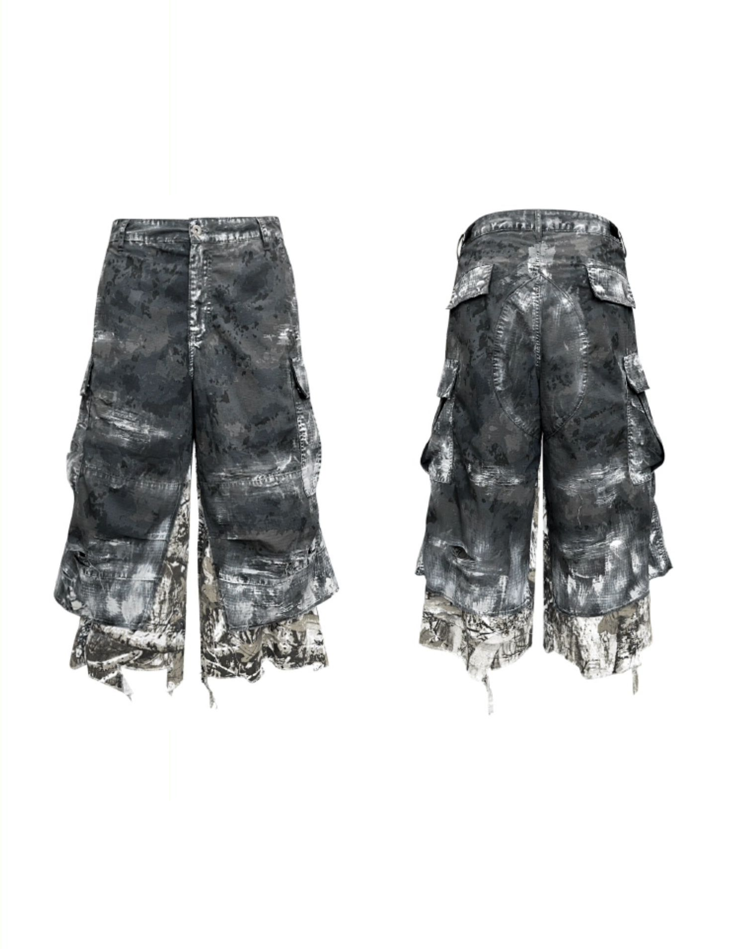 CAMO RAZE DENIM SHORTS